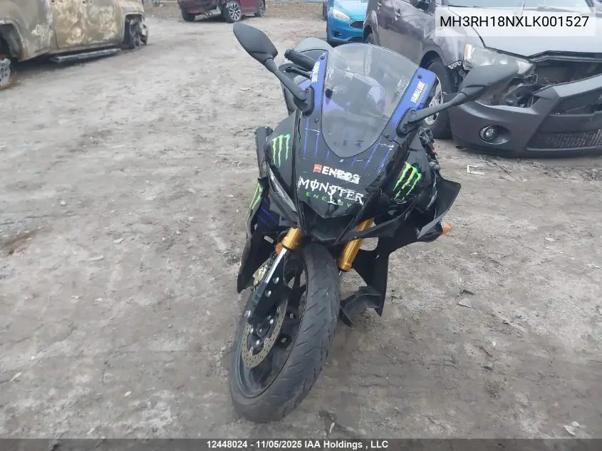 MH3RH18NXLK001527 2020 Yamaha Yzfr3 A