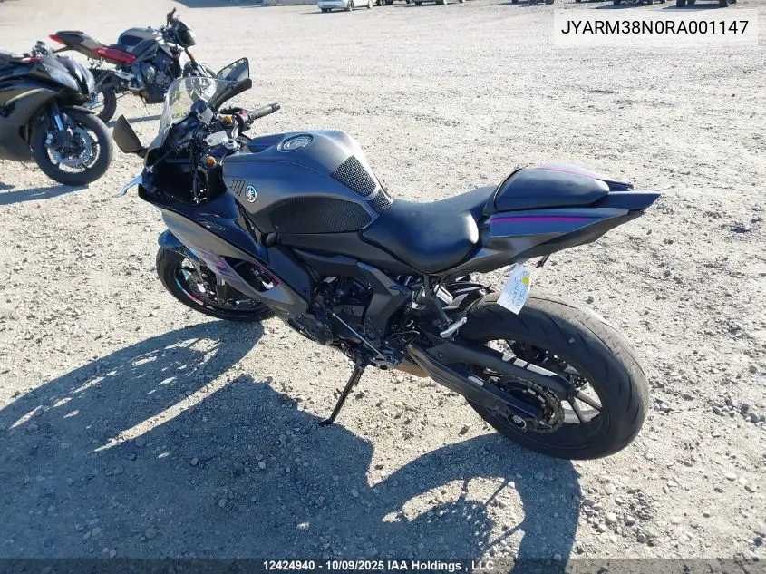 JYARM38N0RA001147 2024 Yamaha Yzfr7