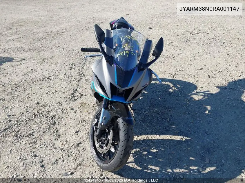 JYARM38N0RA001147 2024 Yamaha Yzfr7