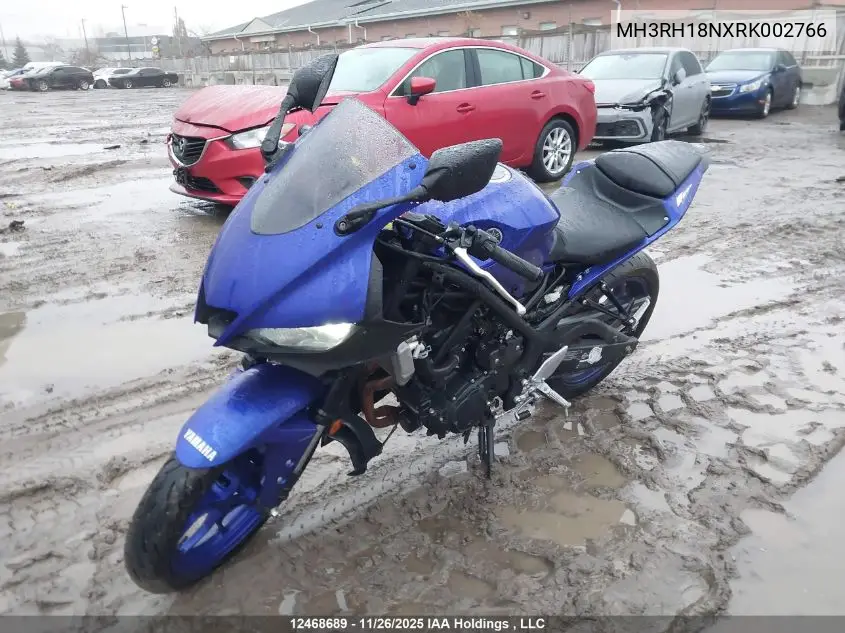MH3RH18NXRK002766 2024 Yamaha Yzfr3 A