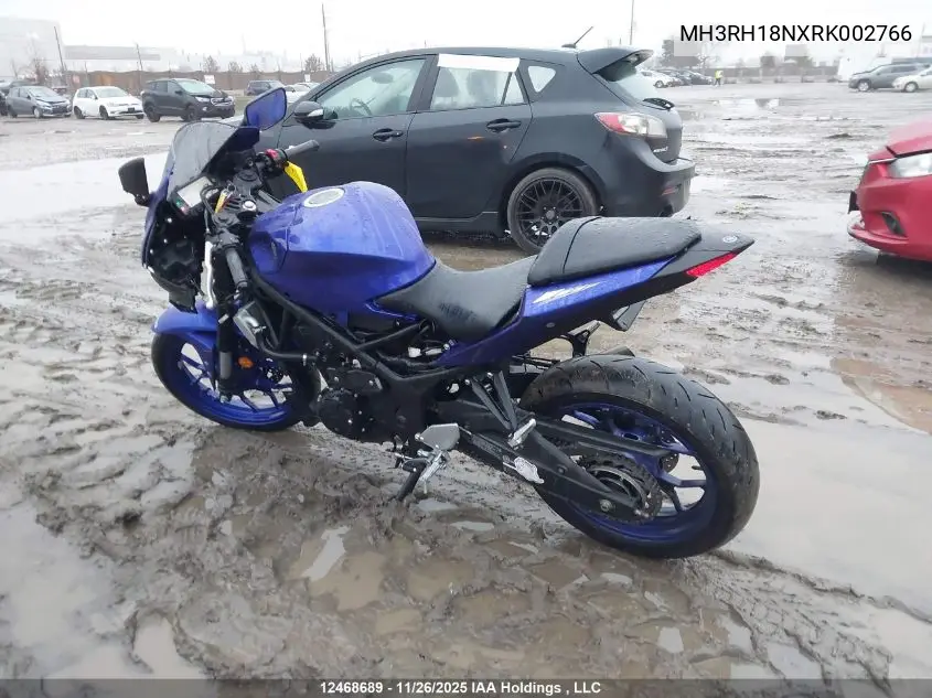 MH3RH18NXRK002766 2024 Yamaha Yzfr3 A
