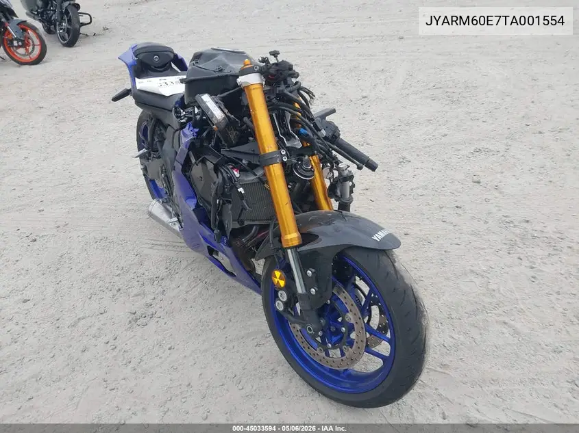 2026 Yamaha Yzfr7 VIN: JYARM60E7TA001554 Lot: 45033594